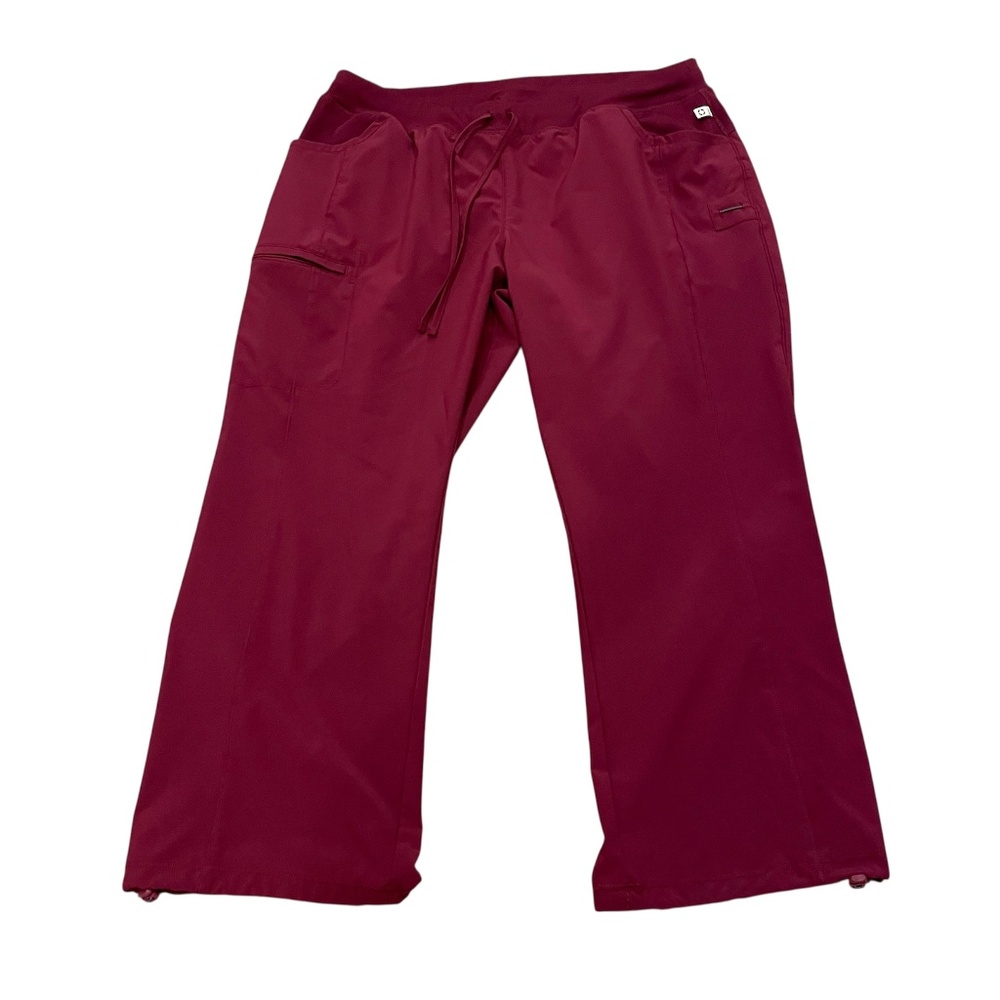 Cherokee Infinity Wine Scrub Pants Women’s Size 2XL Petite